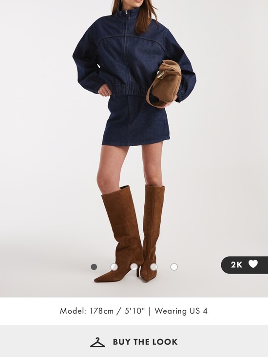 ASOS Dresses & Skirts - Asos Design Dark Blue Denim Mini Skirt